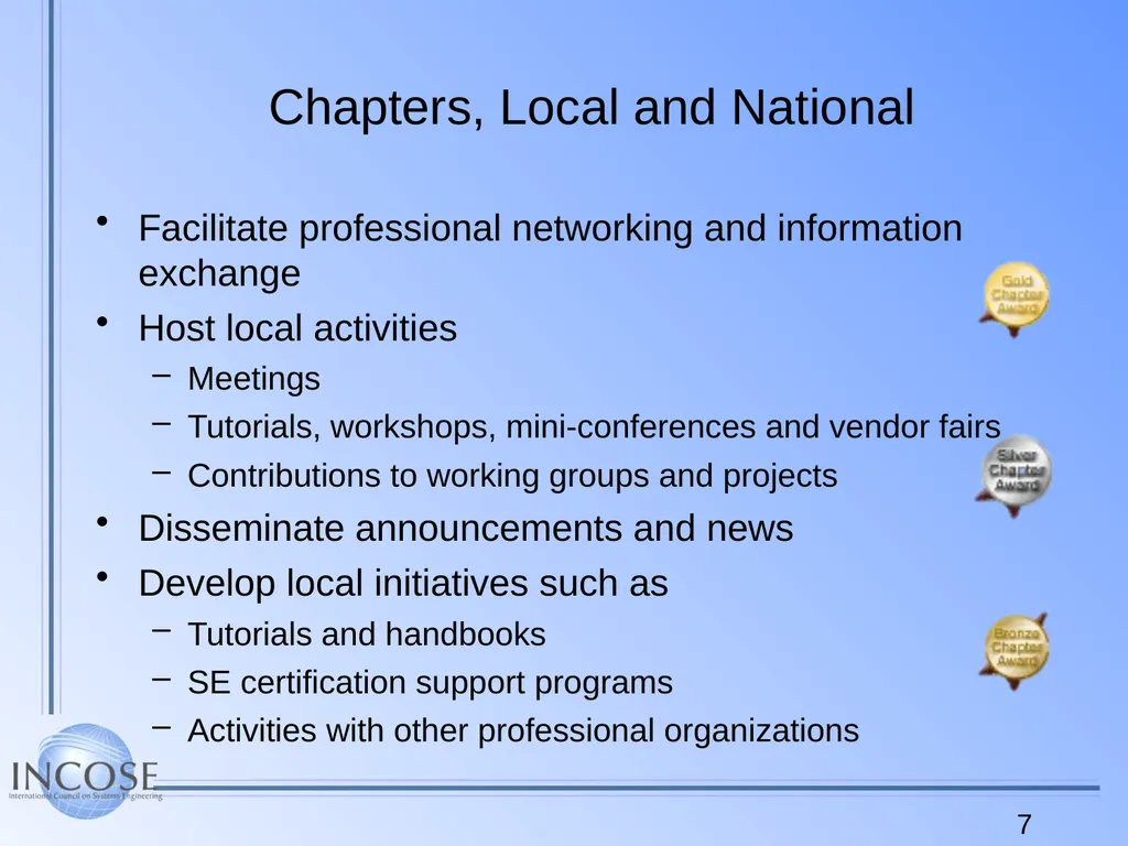 Chapter Leader Training Video Recorded at IS 2014 - slide 7 of 24
