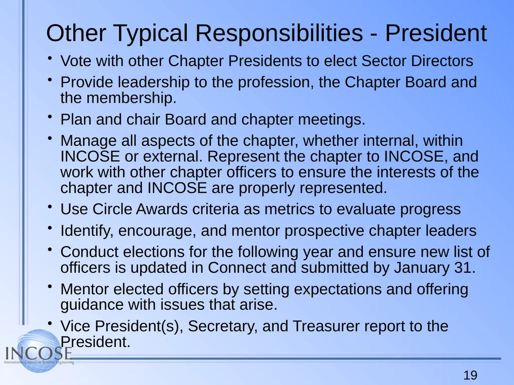 Chapter Leader Training Video Recorded at IS 2014 - slide 19 of 24