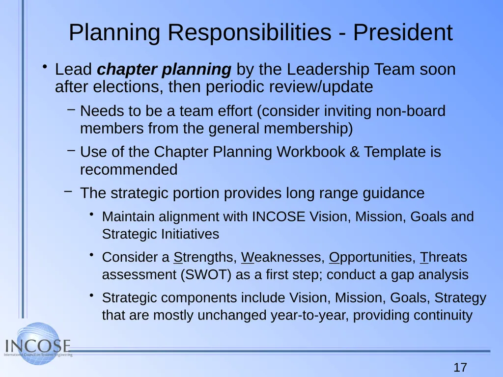 Chapter Leader Training Video Recorded at IS 2014 - slide 17 of 24