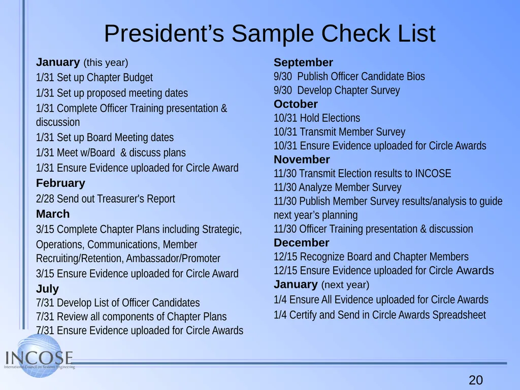 Chapter Leader Training Video Recorded at IS 2014 - slide 20 of 24