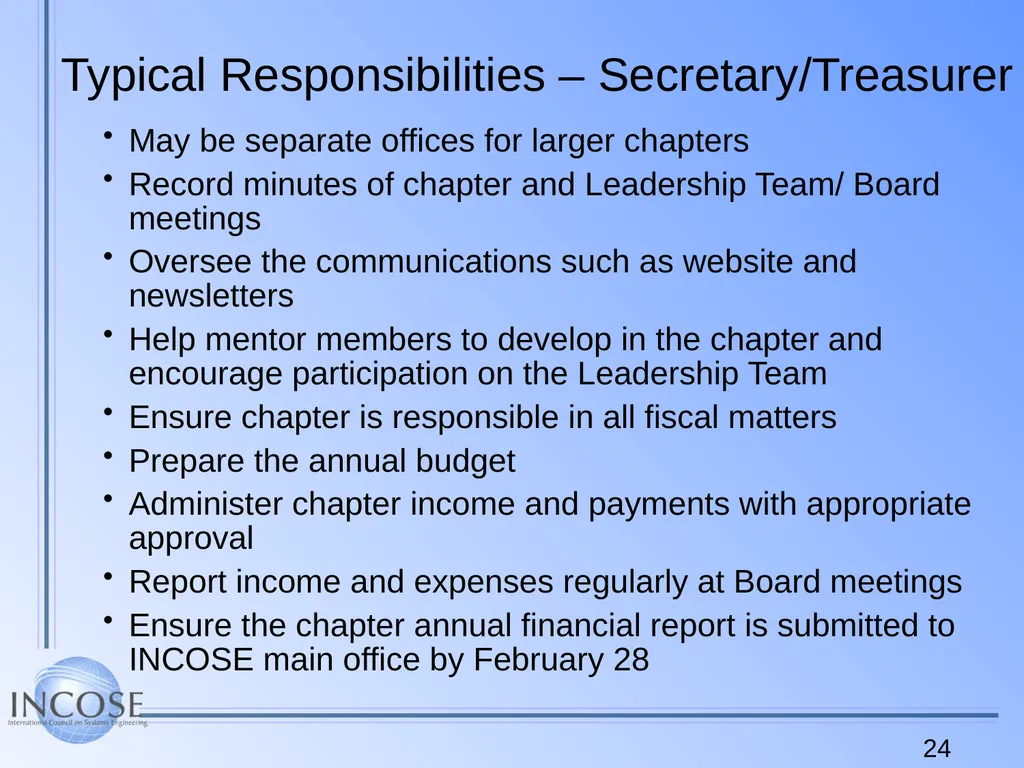 Chapter Leader Training Video Recorded at IS 2014 - slide 24 of 24