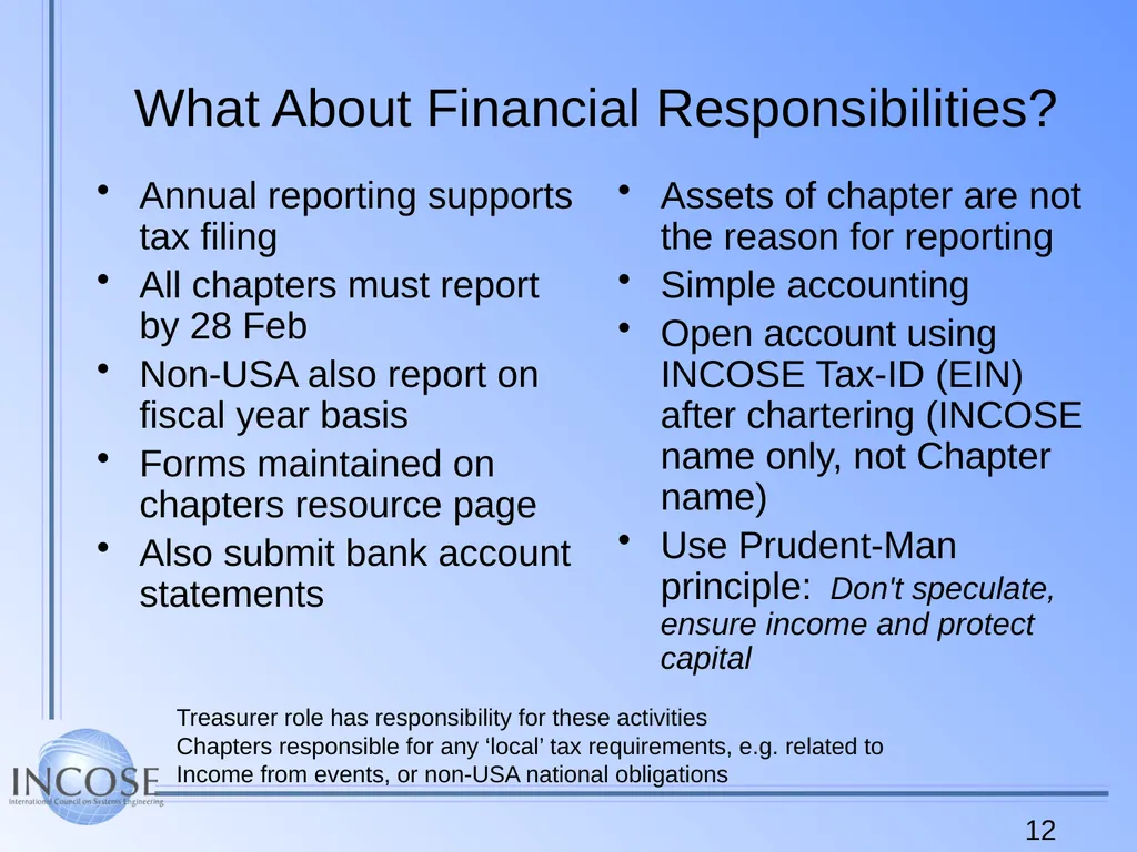 Chapter Leader Training Video Recorded at IS 2014 - slide 12 of 24
