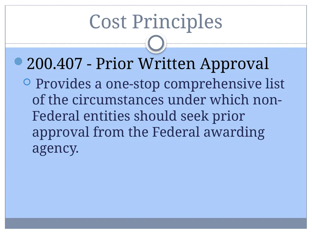 Uniform Administrative Requirements, Audit - slide 10 of 55
