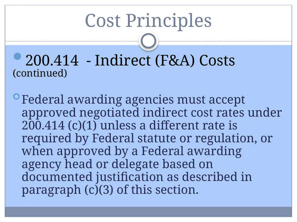 Uniform Administrative Requirements, Audit - slide 13 of 55