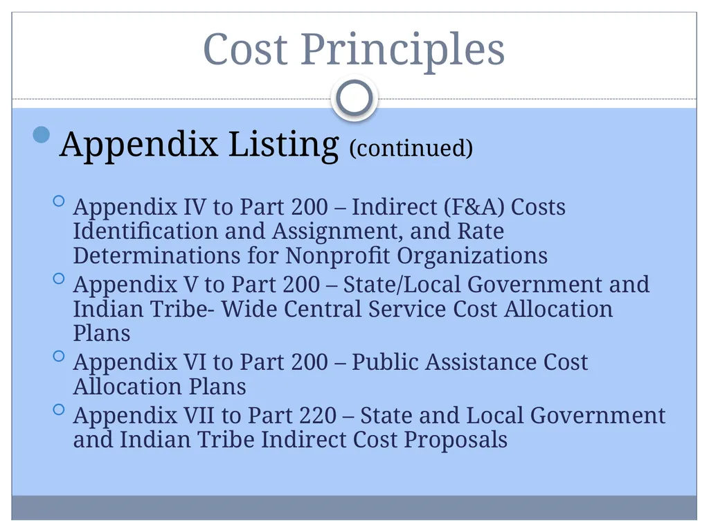 Uniform Administrative Requirements, Audit - slide 18 of 55