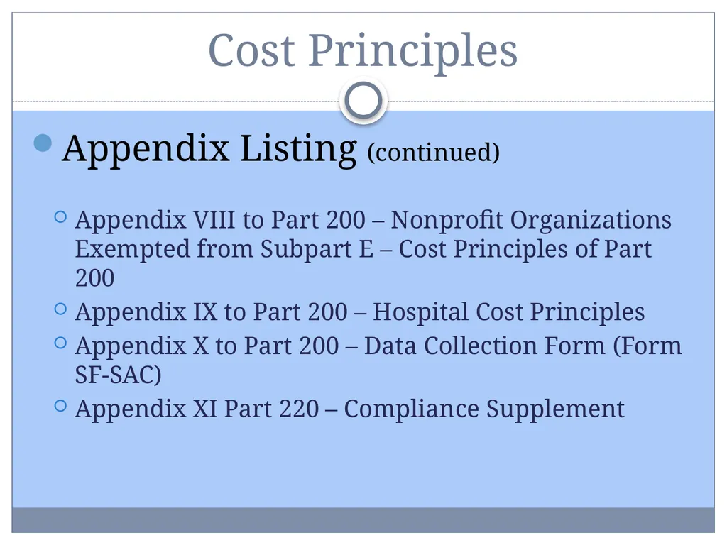 Uniform Administrative Requirements, Audit - slide 19 of 55
