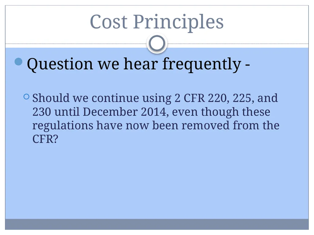 Uniform Administrative Requirements, Audit - slide 6 of 55