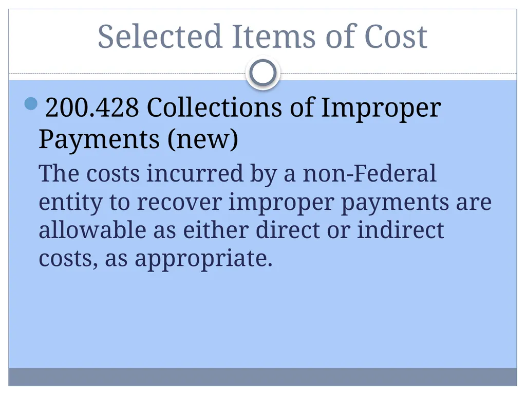 Uniform Administrative Requirements, Audit - slide 26 of 55