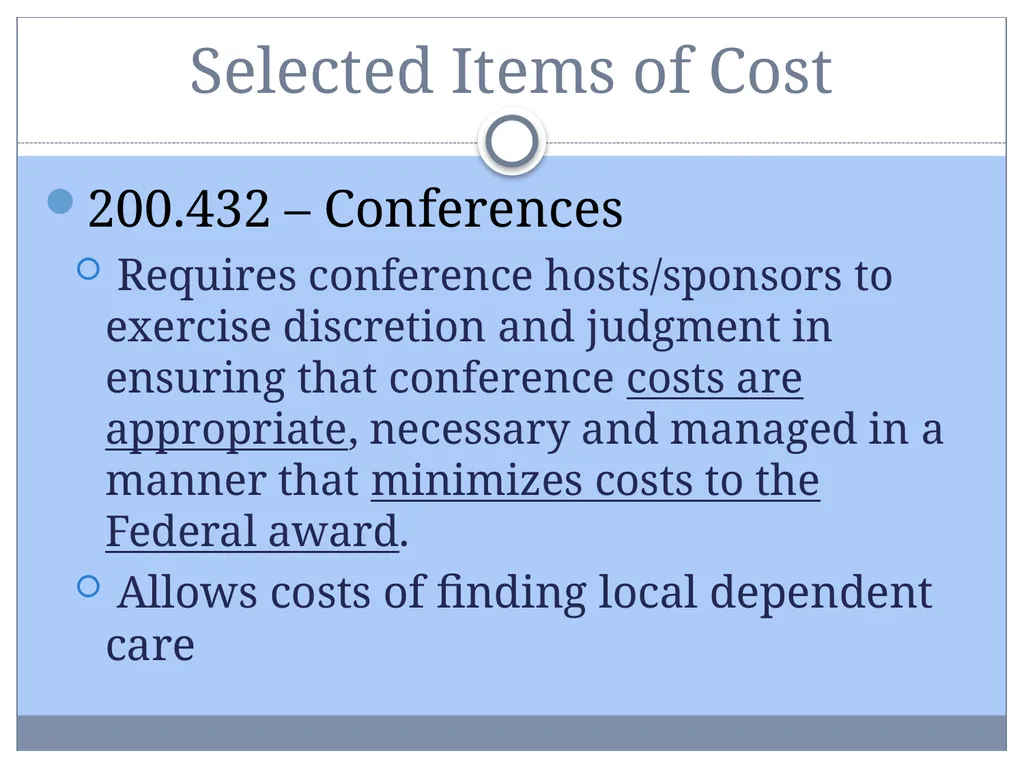 Uniform Administrative Requirements, Audit - slide 30 of 55