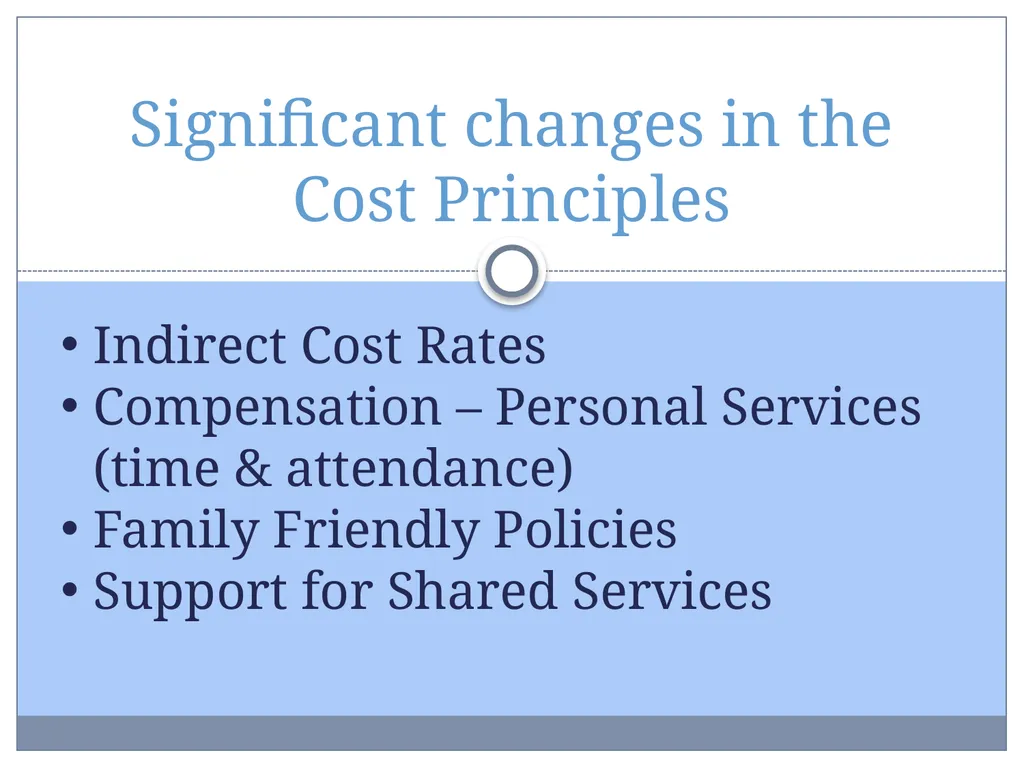 Uniform Administrative Requirements, Audit - slide 7 of 55