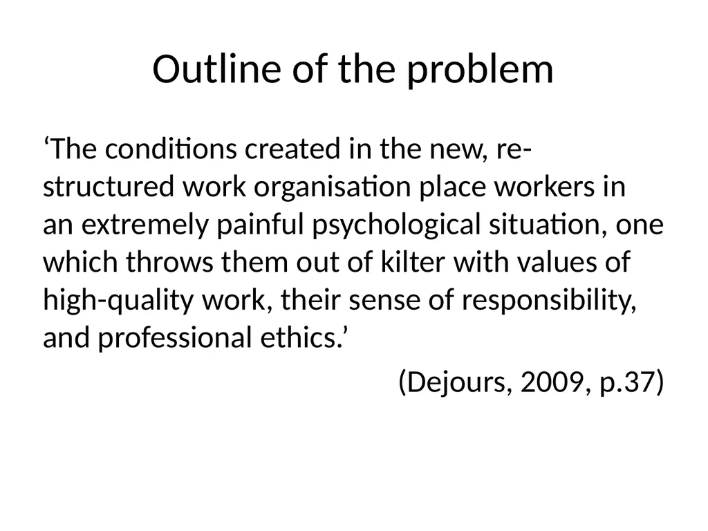 Value versus values? The challenge of ethical - slide 3 of 35