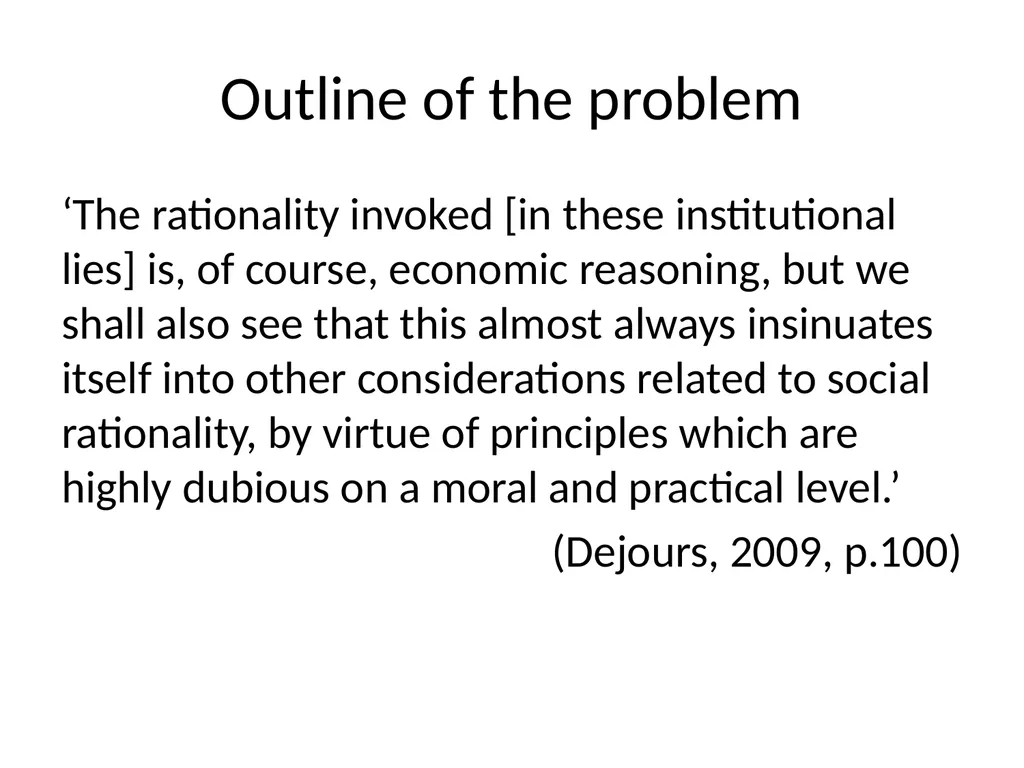 Value versus values? The challenge of ethical - slide 5 of 35
