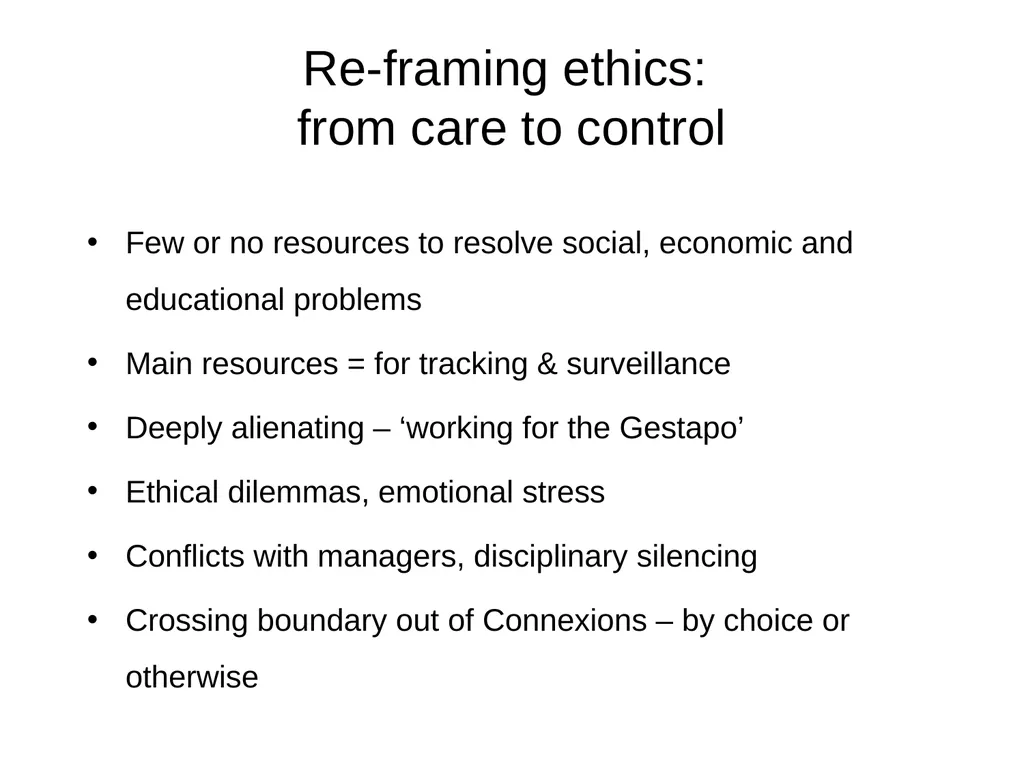 Value versus values? The challenge of ethical - slide 26 of 35