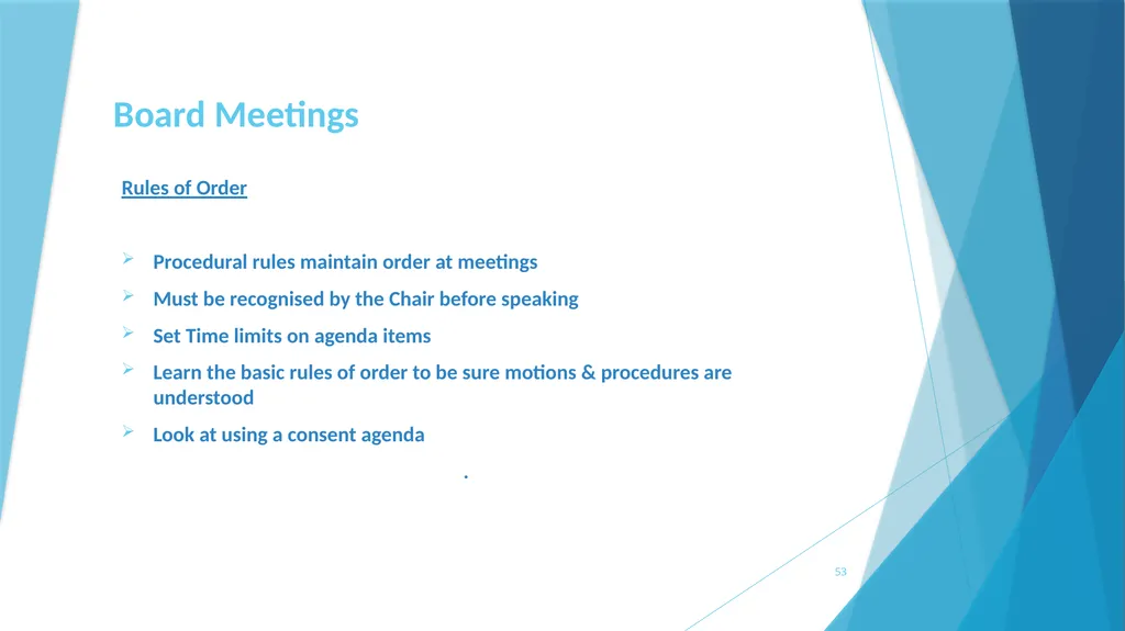 A survival Guide for Chamberlanders - Governance - slide 53 of 63