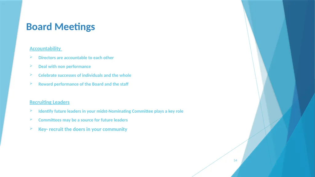 A survival Guide for Chamberlanders - Governance - slide 54 of 63
