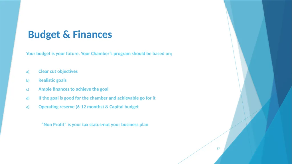 A survival Guide for Chamberlanders - Governance - slide 37 of 63