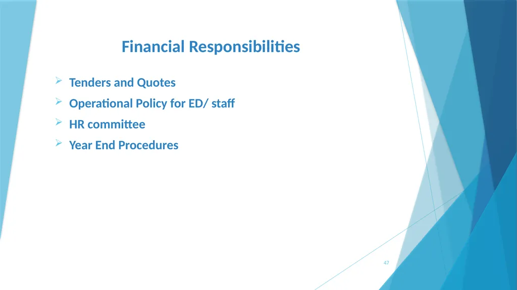 A survival Guide for Chamberlanders - Governance - slide 47 of 63