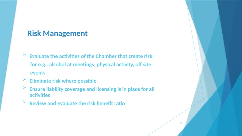 A survival Guide for Chamberlanders - Governance - slide 60 of 63