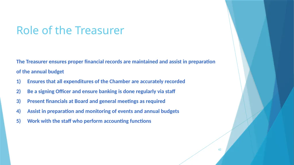 A survival Guide for Chamberlanders - Governance - slide 42 of 63
