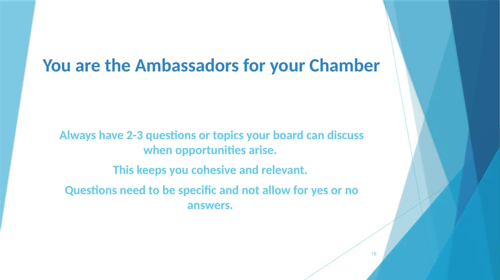 A survival Guide for Chamberlanders - Governance - slide 19 of 63