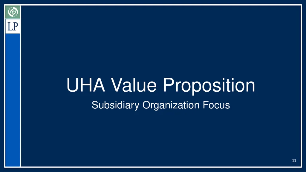 Umbrella Hub Arrangement Value Proposition - slide 11 of 30