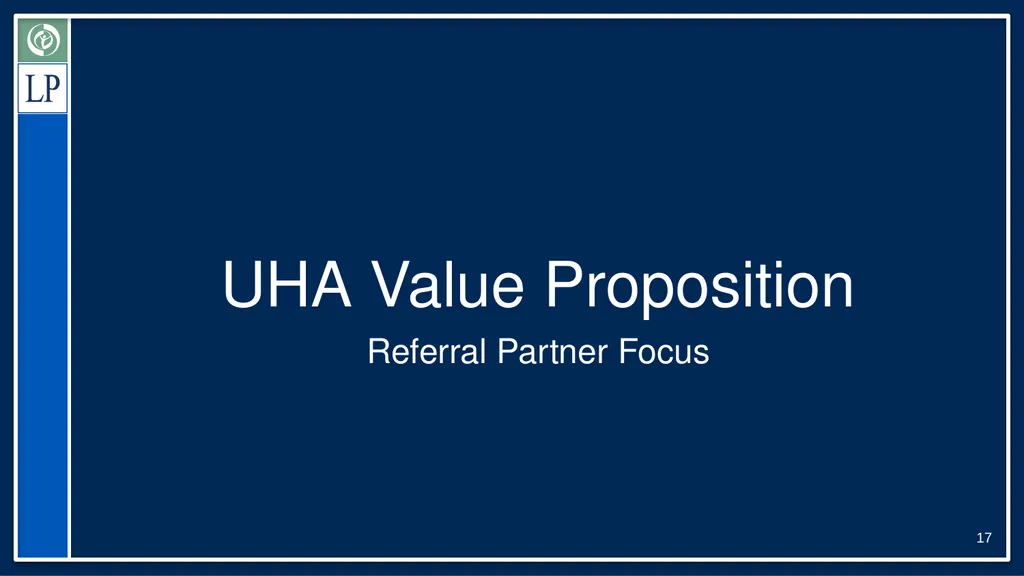 Umbrella Hub Arrangement Value Proposition - slide 17 of 30