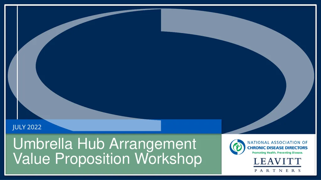 Umbrella Hub Arrangement Value Proposition - slide 1 of 30
