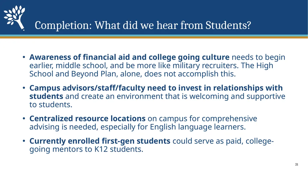 Strategic Action Plan 21-23 Council Meeting - slide 21 of 23