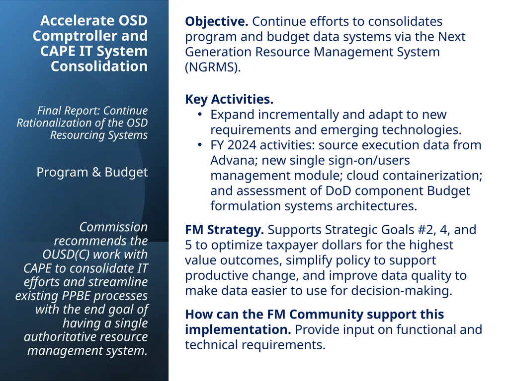 PPBE Reform ASMC PDI March 13, 2024 PPBE Reform - slide 10 of 22