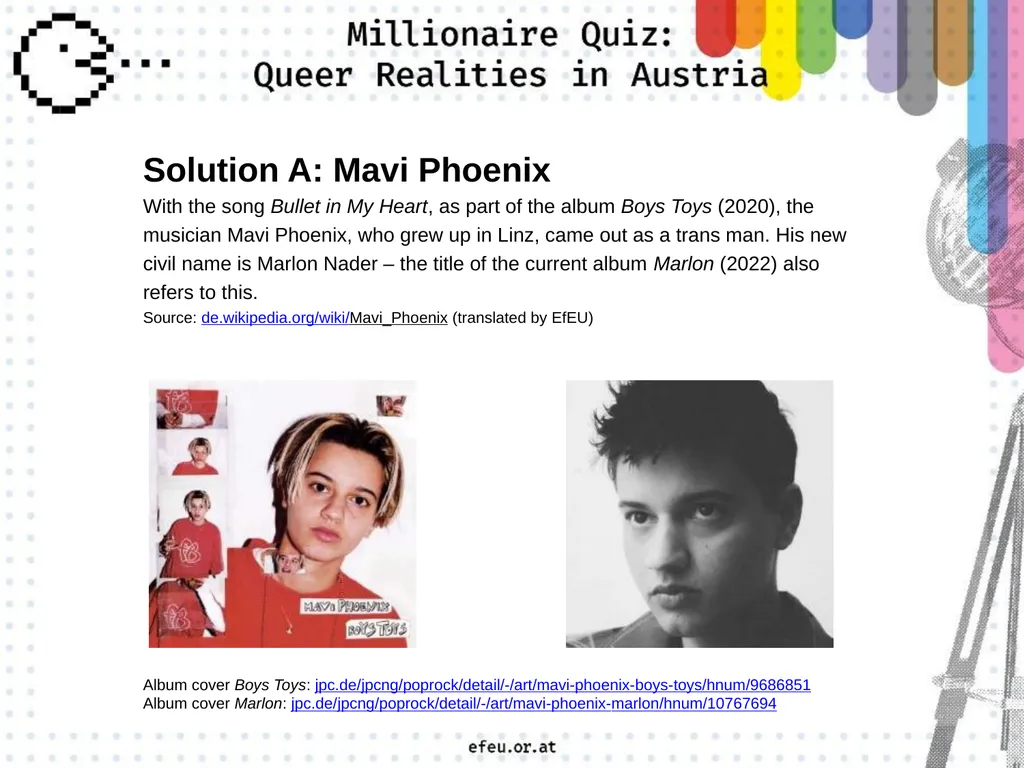 A a big rainbow flag C a traffic light in - slide 11 of 45