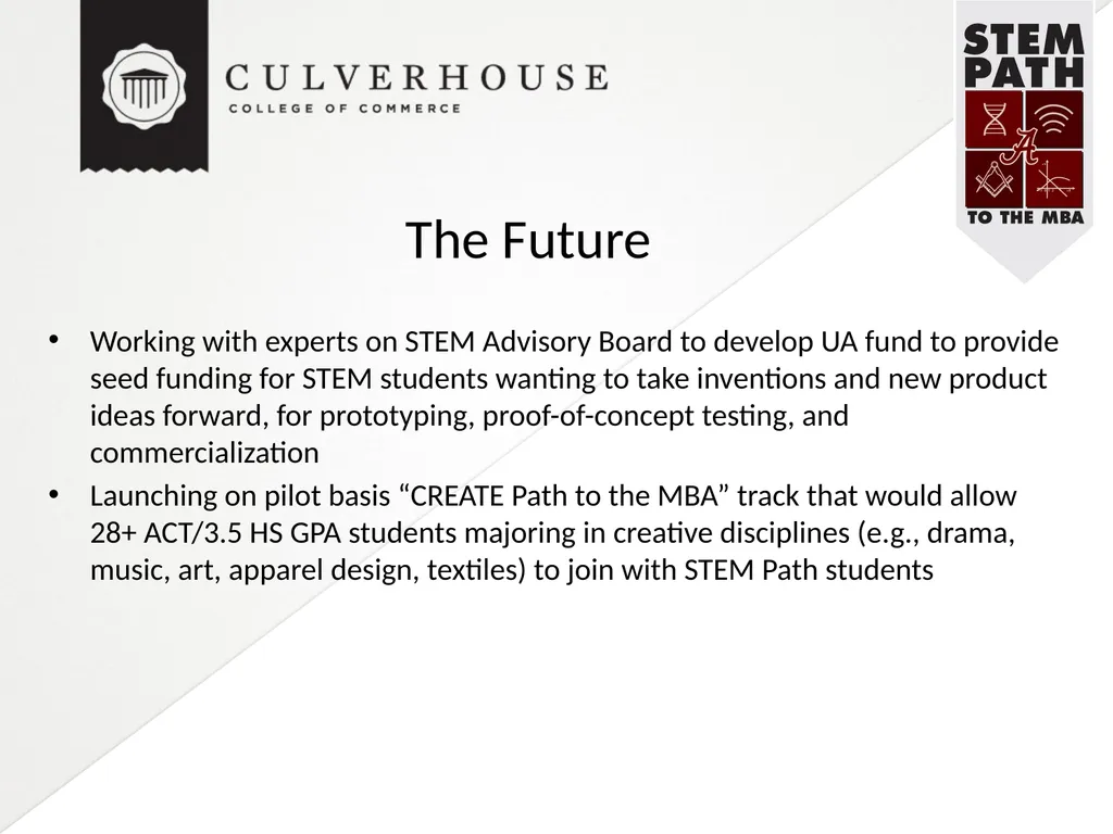 The STEM Path to the MBA: Innovative Recruiting - slide 21 of 22