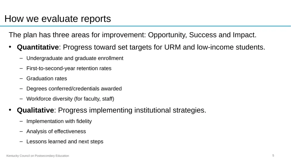 CPE’s Efforts Addressing Underserved Students A - slide 5 of 11