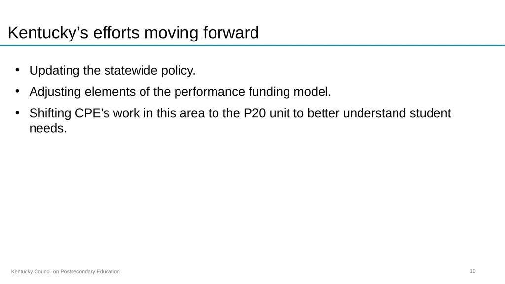 CPE’s Efforts Addressing Underserved Students A - slide 10 of 11