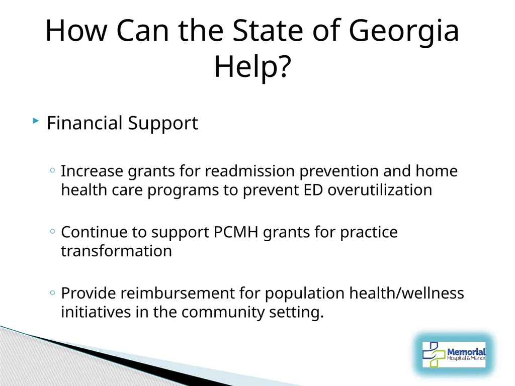 Georgia House Rural Development Council Memorial - slide 10 of 16