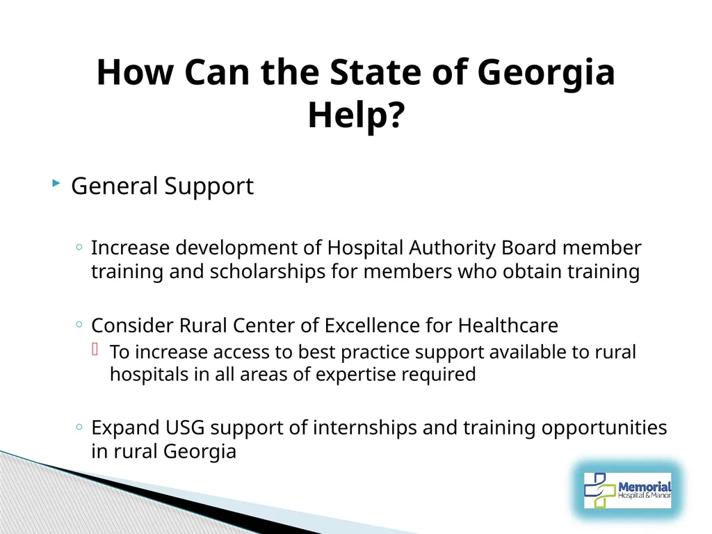 Georgia House Rural Development Council Memorial - slide 12 of 16