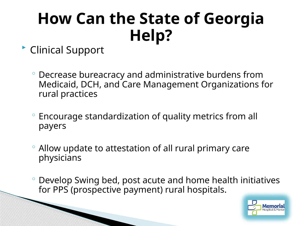 Georgia House Rural Development Council Memorial - slide 13 of 16