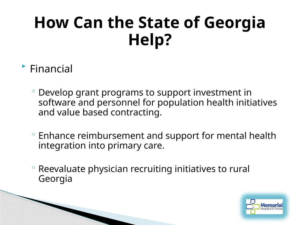Georgia House Rural Development Council Memorial - slide 9 of 16