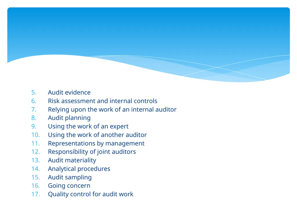 Control Objectives Control : Policies, procedures, - slide 24 of 31