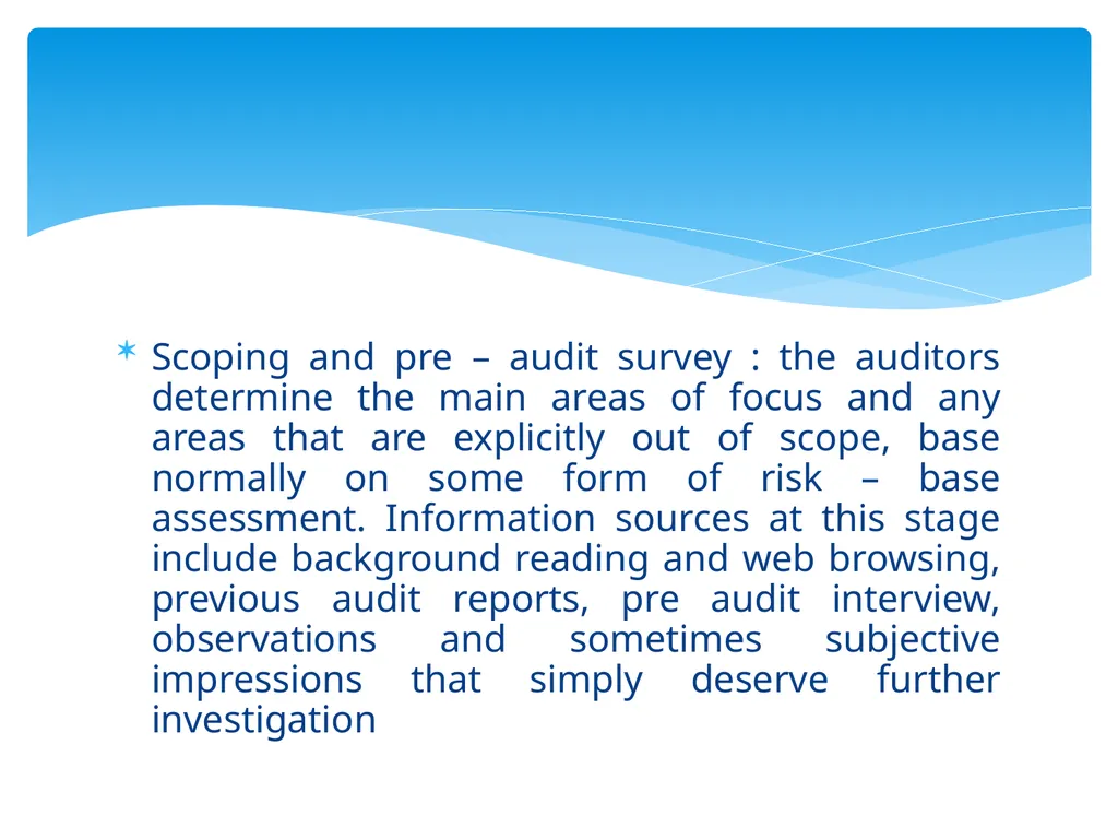Control Objectives Control : Policies, procedures, - slide 20 of 31