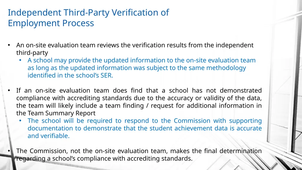 Best Practices: Independent Third-Party - slide 28 of 54