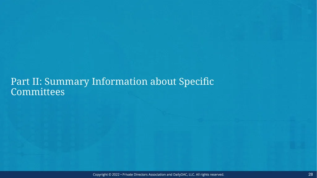 Bare Bone Board Basics - for the Private Company - slide 28 of 45