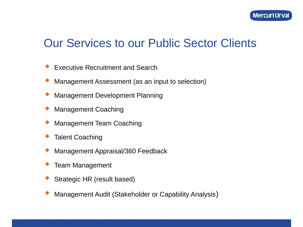 Recruiting Future Public Sector Leaders Mercuri - slide 7 of 16