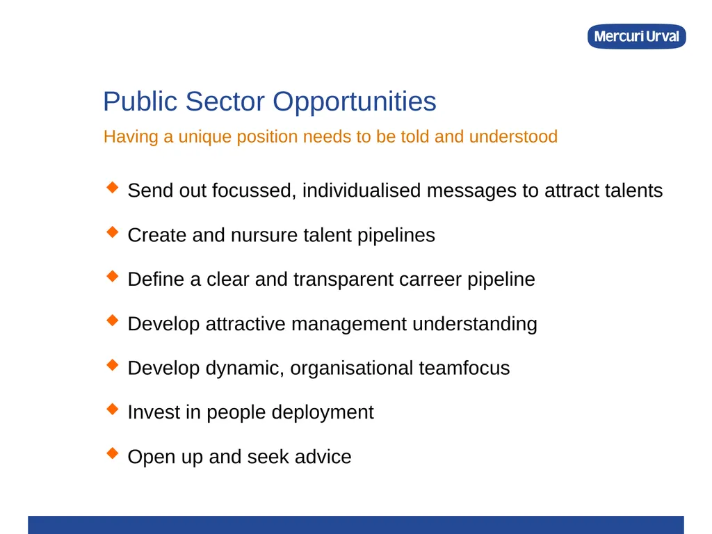 Recruiting Future Public Sector Leaders Mercuri - slide 14 of 16