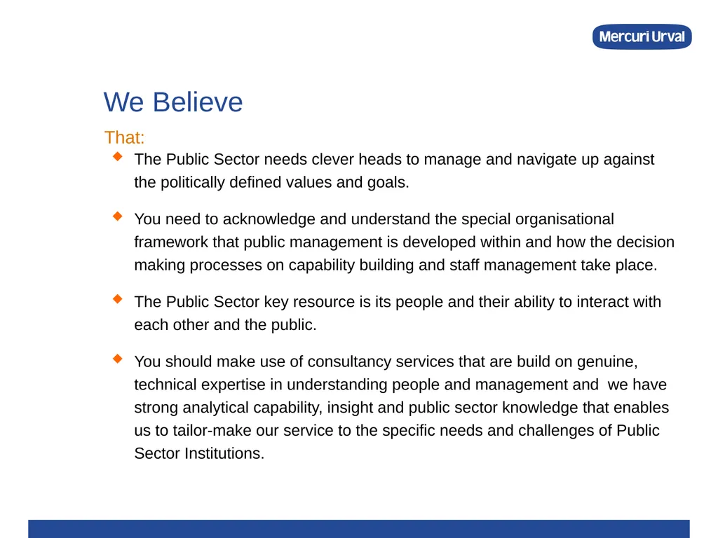 Recruiting Future Public Sector Leaders Mercuri - slide 12 of 16