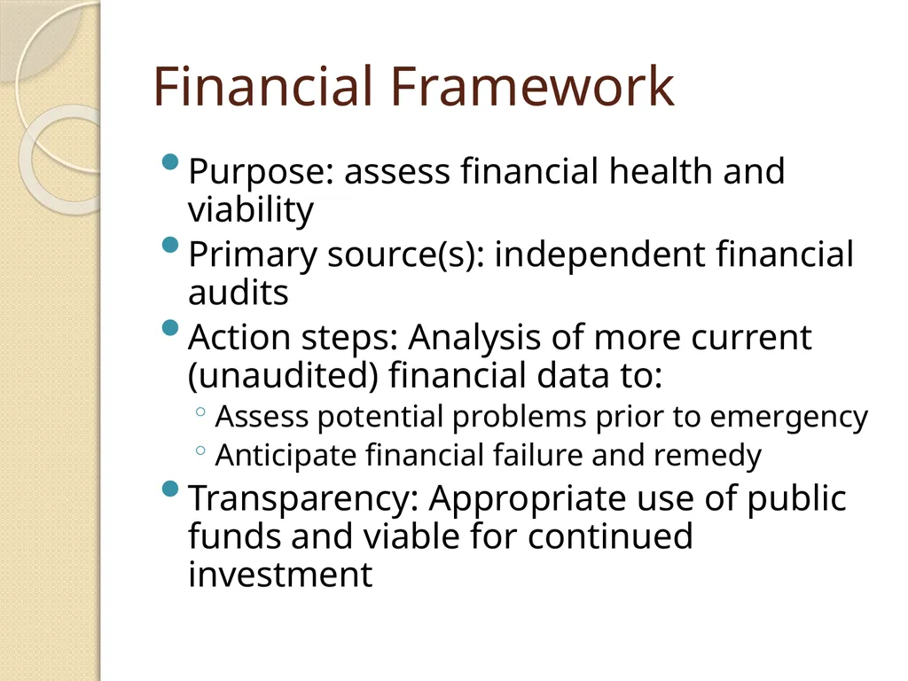 Charter Contract and Performance Framework - slide 23 of 28