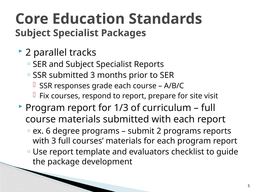 Navigating DETC Accreditation DETC's Fall Workshop - slide 5 of 19