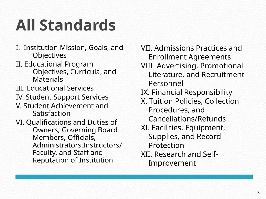 Navigating DETC Accreditation DETC's Fall Workshop - slide 3 of 19