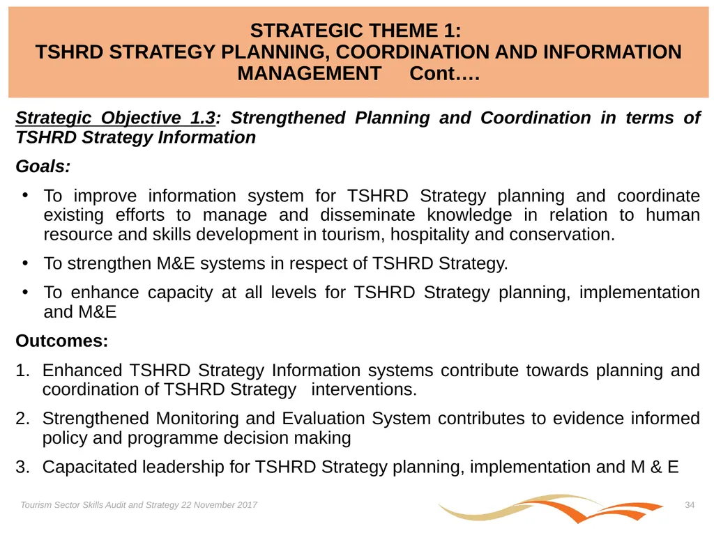 Presentation on the Skills Audit Report and the - slide 34 of 52