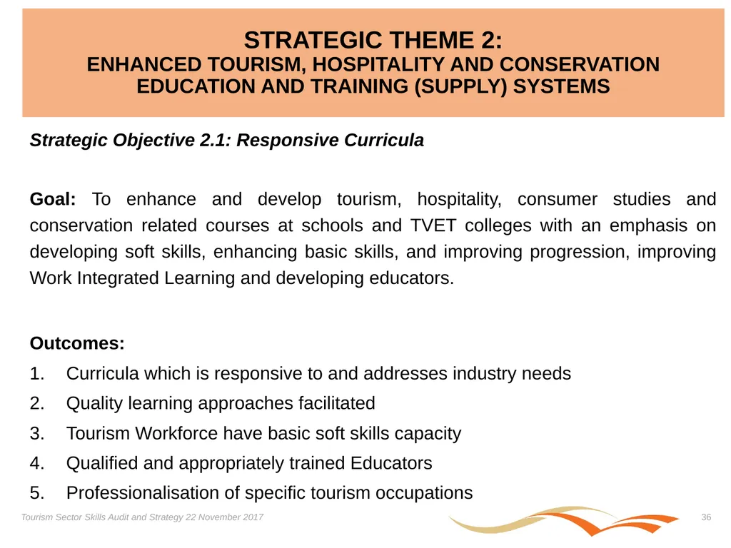 Presentation on the Skills Audit Report and the - slide 36 of 52