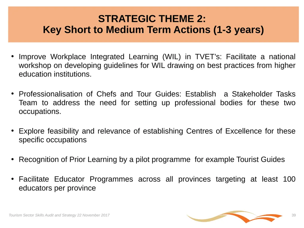 Presentation on the Skills Audit Report and the - slide 39 of 52